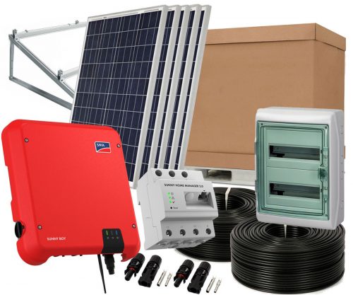 comprar kit solar autoconsumo conexion a red electrica vivienda habitual oferta merkasol