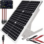 panel solar 12v 30w monocristalino regulador pwm